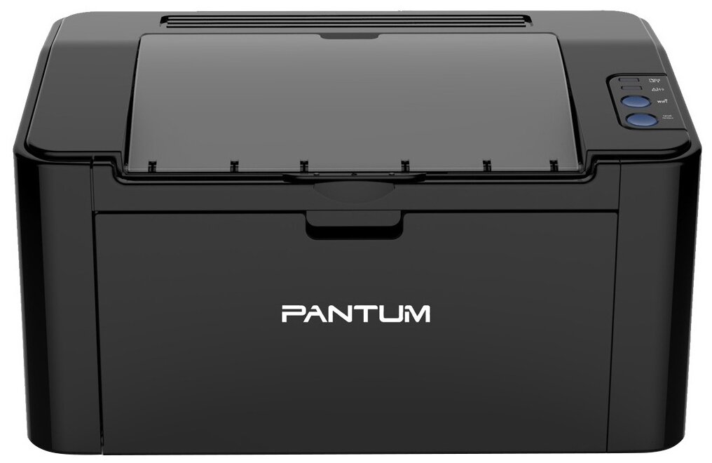 принтер Pantum P2500W (лазерный, монохромный, А4, 22 стр/мин, 1200 X 1200 dpi, 64Мб RAM, лоток 150 листов, USB/WiFi, черный корпус)