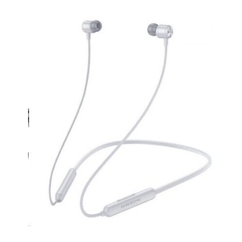 Спортивные беспроводные стерео наушники GLOWINGНеодимовые магнитыРегулировка громкости Микрофон Borofone Е 58Белый 159800₽