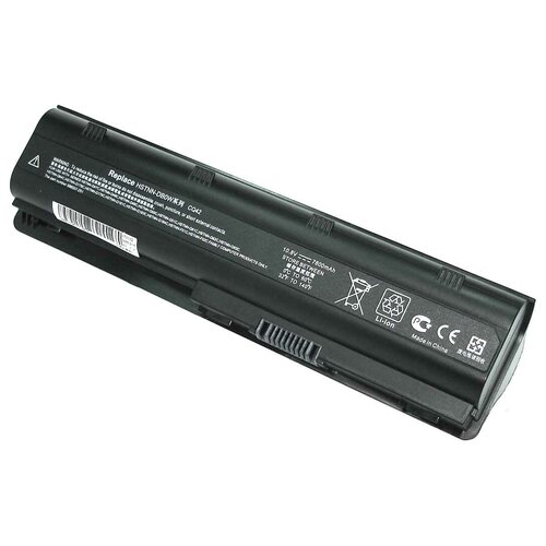 Аккумуляторная батарея для ноутбука HP dm4-1000 DV5-2000 DV6-3000 (HSTNN-Q60C) 7800mAh OEM черная аккумуляторная батарея для ноутбука hp dm4 1000 dv5 2000 dv6 3000 hstnn q60c 7800mah oem черная