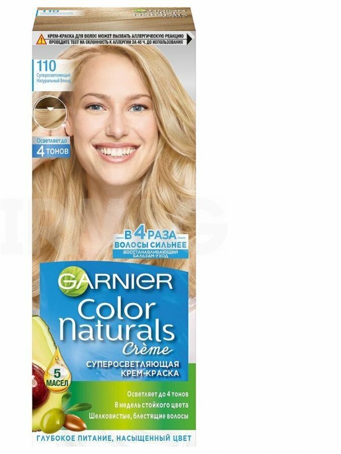 Набор из 3 штук GARNIER Color Naturals 110мл 110 Суперосвет натуральный блонд