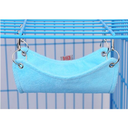 Гамак для животных мелких пород для грызуна хомяка голубой размер М 313₽