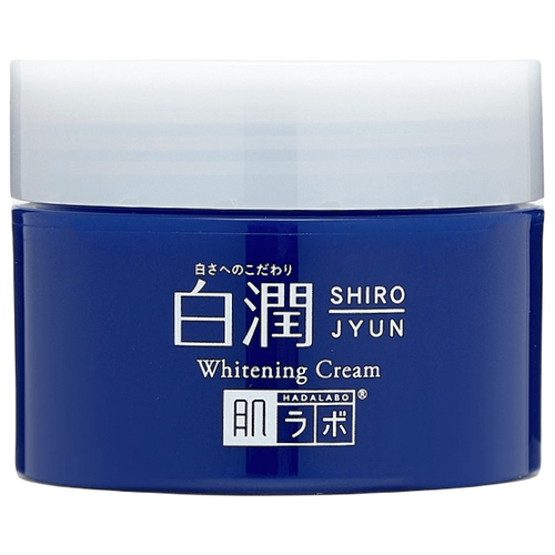 HADA LABO Отбеливающий крем для лица Shirojyun Medicated Whitening Cream с арбутином 50 гр.