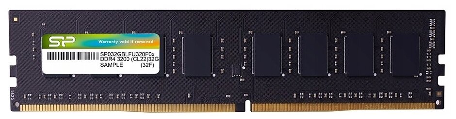 Модуль памяти DDR4 16GB Silicon Power SP016GBLFU320X02 3200MHz CL22 1.2 V