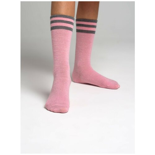 фото Носки playtoday для девочек, размер 37/39 ru, серый