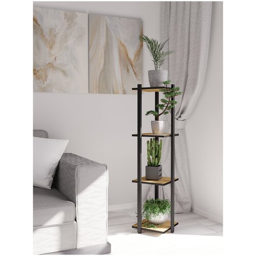 фото Подставка напольная, полка для цветов "квадрум-4" make mebel