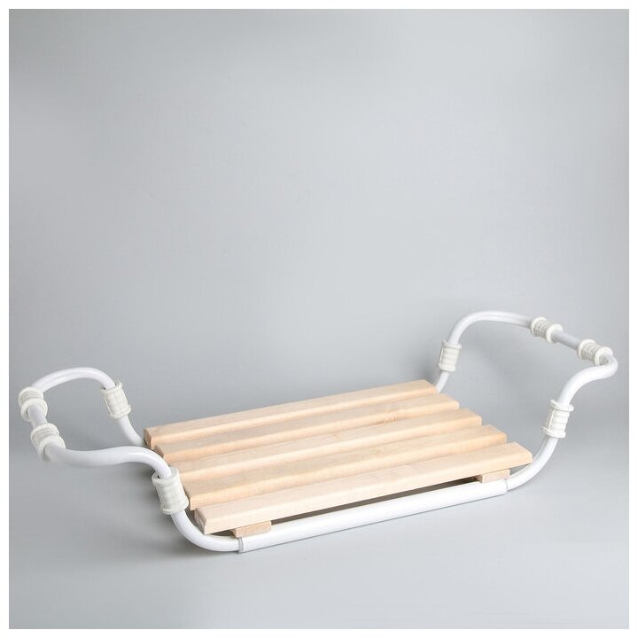 Сиденье для ванной деревянное NIKA СВ-1 для пожилых/беременных —  .