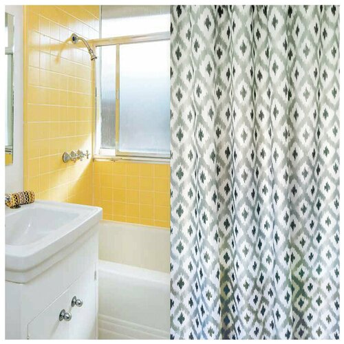 фото 1915-1 штора для ванной комнаты 180х180см полиэстер вилина