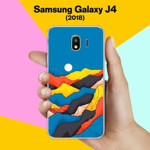 Силиконовый чехол на Samsung Galaxy J4 (2018) Пейзаж 8 / для Самсунг Галакси Джей 4 2018 пластиковый чехол among us art на samsung galaxy j4 самсунг галакси джей 4