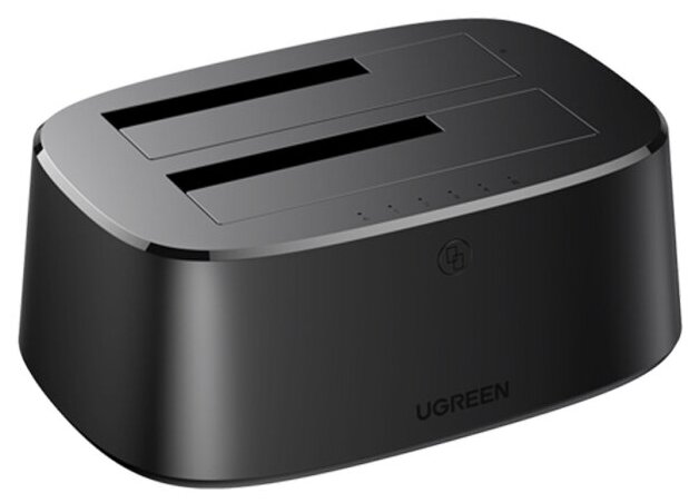 Док-станция Ugreen CM198 USB 3.0 to SATA Dual-Bay Black 50857