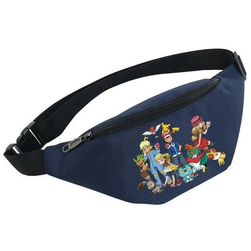 фото Сумка поясная noname, синий