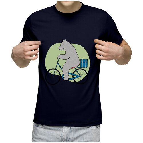 фото Футболка us basic, размер s, синий