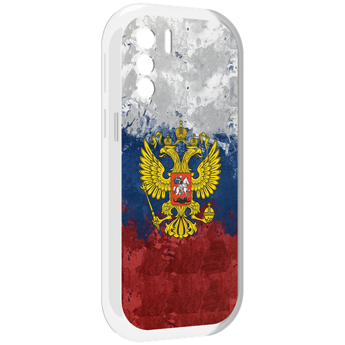 Чехол MyPads герб-России для UleFone Note 13P задняя-панель-накладка-бампер