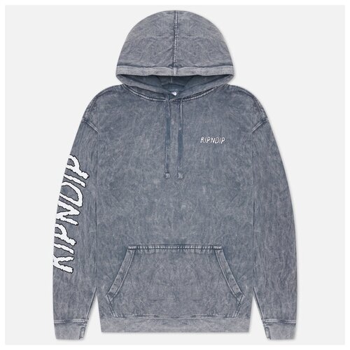 фото Мужская толстовка ripndip coco nermal hoodie серый , размер m