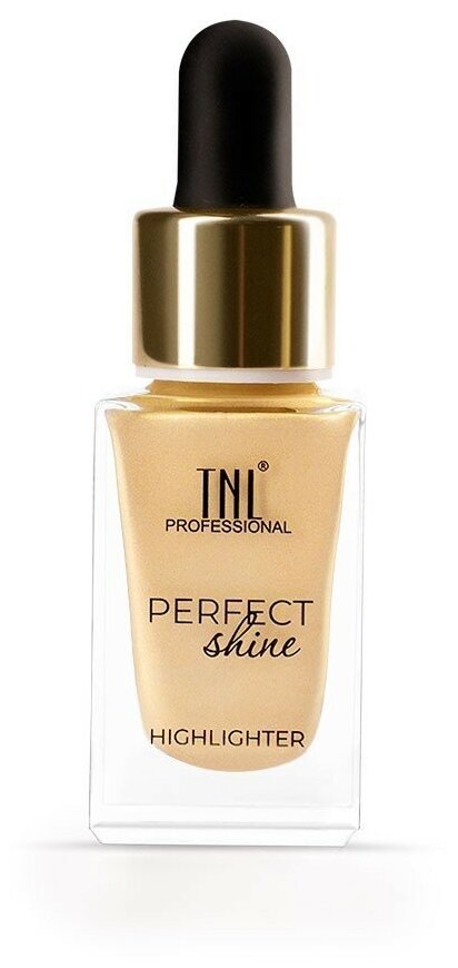 TNL Professional Жидкий хайлайтер Perfect Shine, 01, gold