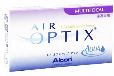   Alcon Air optix Aqua Multifocal, 3 ., R 8,6, D -2,5, ADD: 