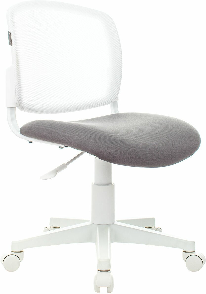 Кресло детское Бюрократ CH-W296NX, обивка: сетка/ткань, цвет: белый/серый Neo Grey - фото №6