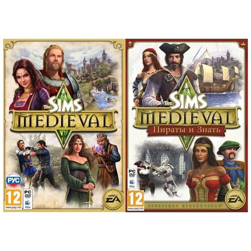 Игра для PC: The Sims: Medieval + дополнение Пираты и знать (2 DVD-box)