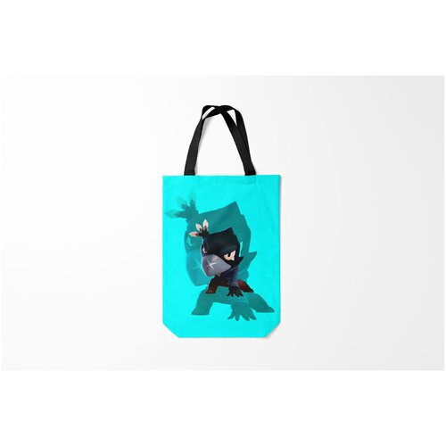 фото Сумка-шоппер / 31х42 см / геймерам / brawl stars crow burnettie