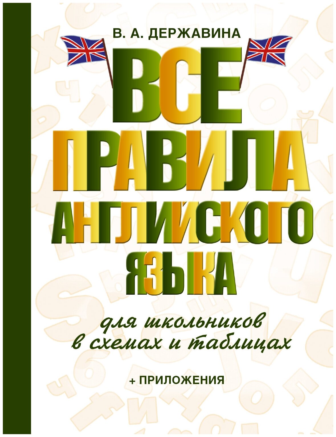 Все правила английского языка для школьников в схемах и таблицах - фото №3