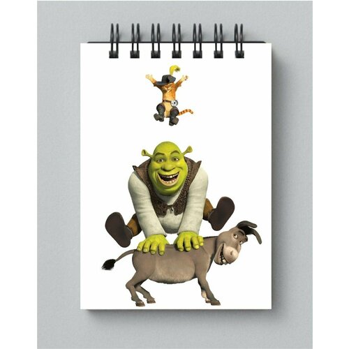 Блокнот Шрек - Shrek № 15 gfuitrr шрек мультфильм фотографии фон дети 1 й день рождения зеленый монстр фото фон мультфильм винил фото стенд реквизит