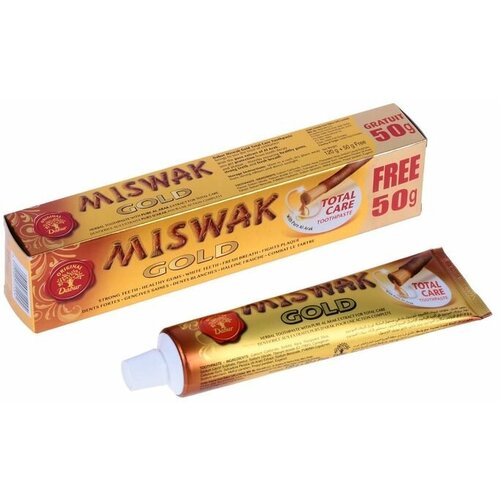 Зубная паста Dabur Miswak Gold 120+50 гр.