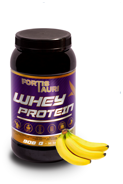 FortisTauri WHEY PROTEIN 908g (Банан)