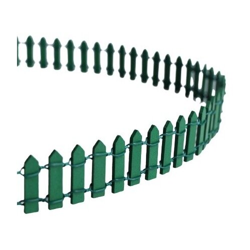 Миниатюра кукольная Забор, размер 90?3 см, цвет зелёный 5271791 .