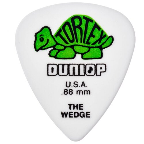 424R.88 Tortex Wedge Медиаторы 72шт, толщина 0.88мм, Dunlop 424r 73 tortex wedge медиаторы 72шт толщина 0 73мм dunlop