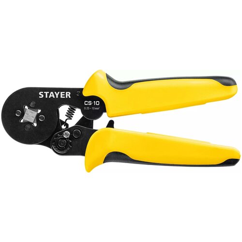 Пресс-клещи для втулочных наконечников Stayer. Professional. CS-10, 0,25-10 мм2 cs 10 пресс клещи для втулочных наконечников 0 25 10 мм кв stayer professional