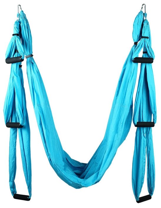 Sangh Гамак для йоги Sangh, 250×150 см, цвет голубой