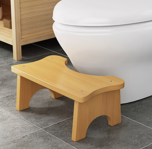 Изображение товара Подставка для ног из дерева MyPads, подходит для детей и взрослых, идеально для использования в ванной комнате, бежевая