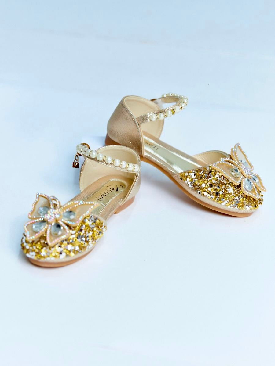 Туфли Мэри Джейн размер 29, , золотистый — фото 1