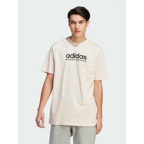 Футболка adidas, размер L [INT], бежевый samhain v2 t shirt white vintage poster horror punk band all sizes s 5xl