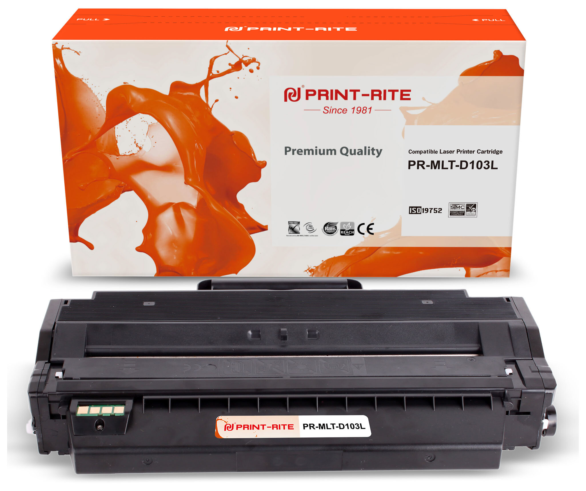 Картридж лазерный Print-Rite TFSFCTBPU1J PR-MLT-D103L MLT-D103L черный (2500стр.) для Samsung SCX-4728FD/ML-2955ND/2955DW