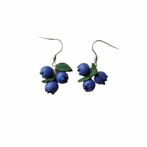 Серьги , зеленый