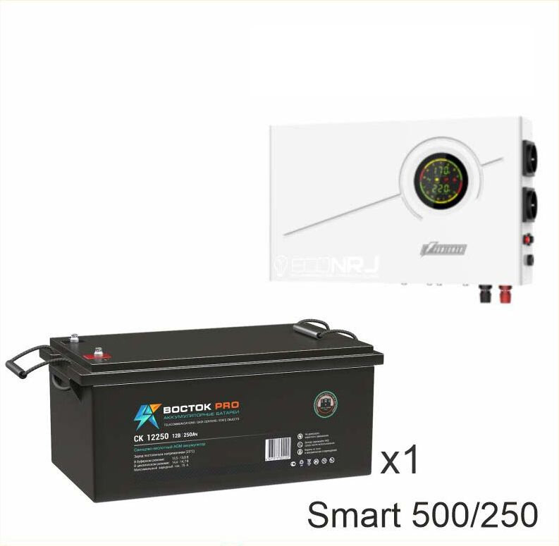 ИБП Powerman Smart 500 INV + восток PRO СК-12250