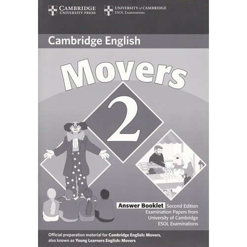 Cambridge English Young Learners Tests 2 Second Edition Movers Answer Booklet