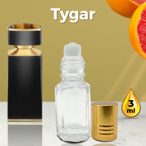 Tygar - Масляные духи мужские, 3 мл + подарок 1 мл другого аромата tygar масляные духи мужские 15 мл подарок 1 мл другого аромата