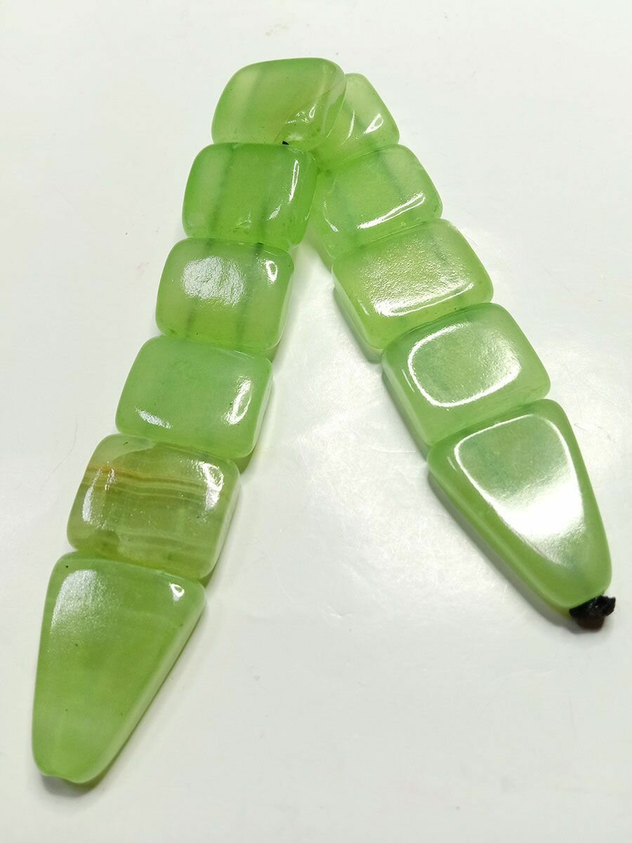 Перекидные четки из оникса, длина 23, ширина 2,1, толщина0,7 см. в коробке