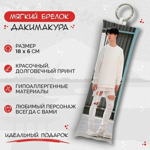 Брелок Anime Dakimakura, мультиколор брелок дакимакура мини bts чимин арт m0259