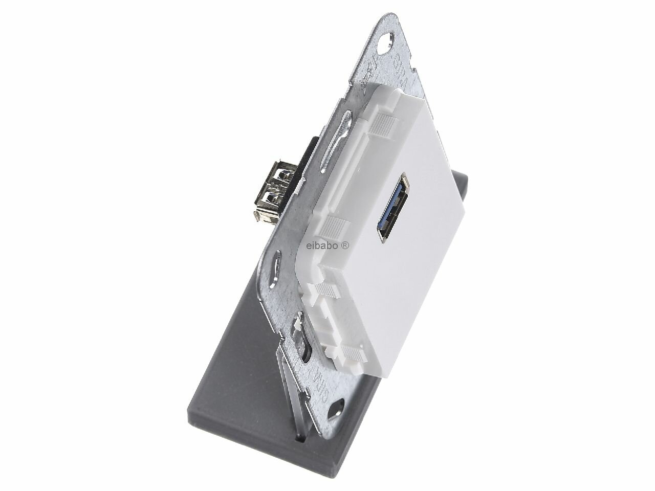 System55 568203 Розетка USB (USB, под рамку, скрытая установка, белая глянцевая) Gira - фото №9