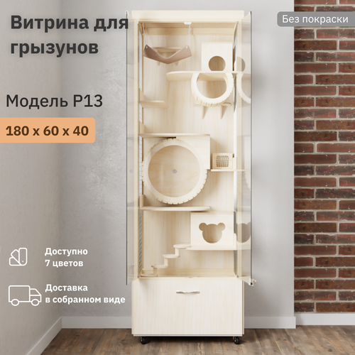 фото Витрина для грызунов "дом питомца" р13 без покраски