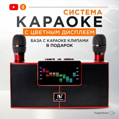 Портативная колонка с дисплеем и функцией караоке 7450₽