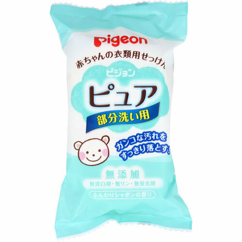 PIGEON Детское косметическое мыло на основе натуральных растительных компонентов c керамидами и скваланом возраст 0 кусковое 120 гр 390₽