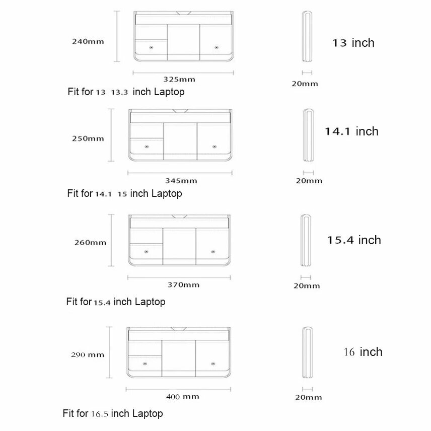 Изображение Водонепроницаемая сумка для ноутбука moboons, 13-16 дюймов