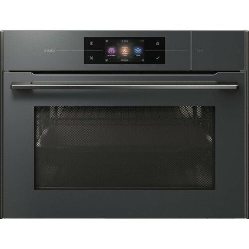 Компактный духовой шкаф Asko OCSM8478GG с функцией приготовления на пару и инверторной СВЧ-системой 299900₽