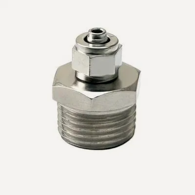 Изображение товара Переходник металлический 1/4" трубка на 1/2" резьба наружная