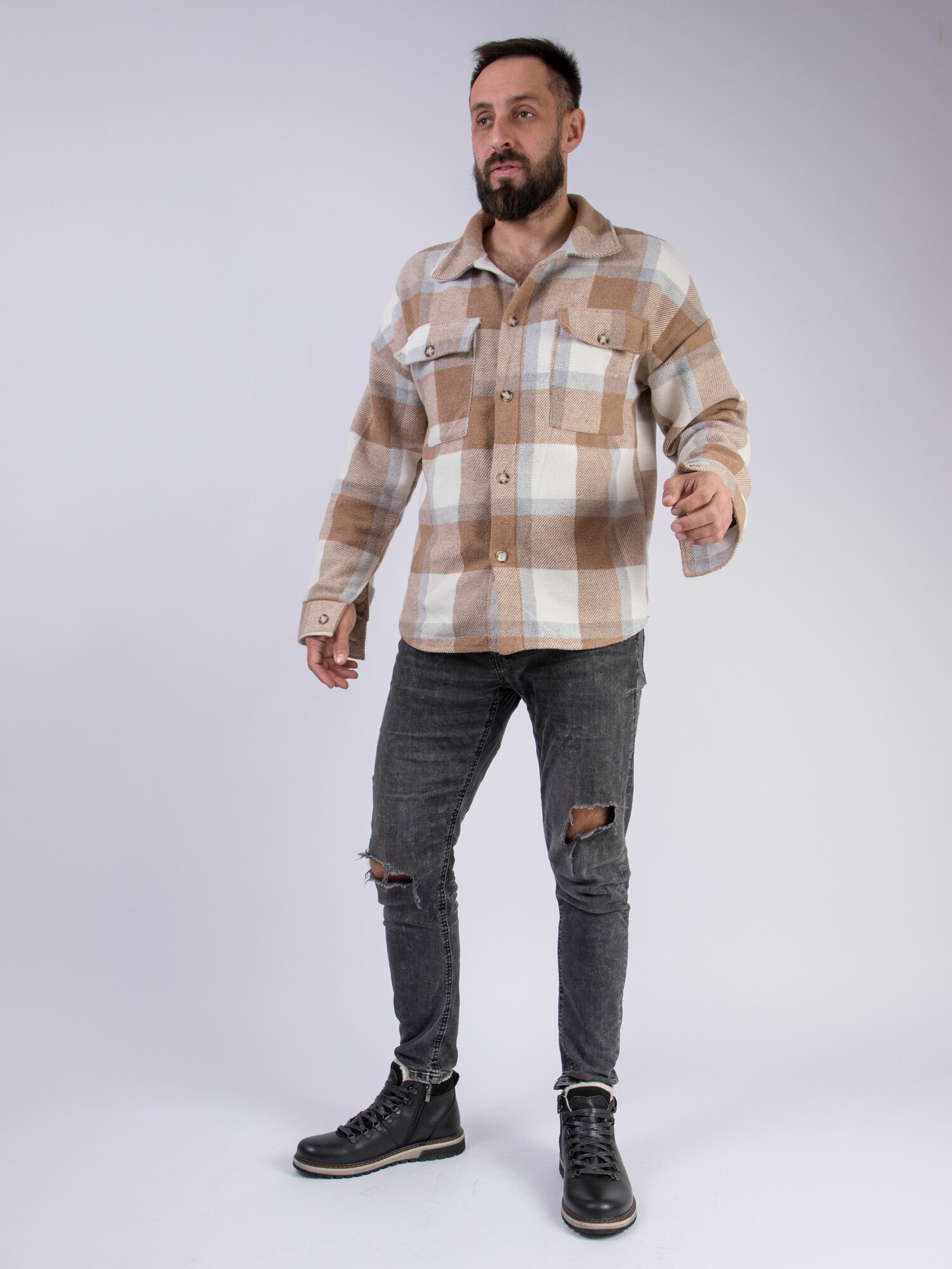 Ботинки CARVITO, размер 43, черный — фото 1