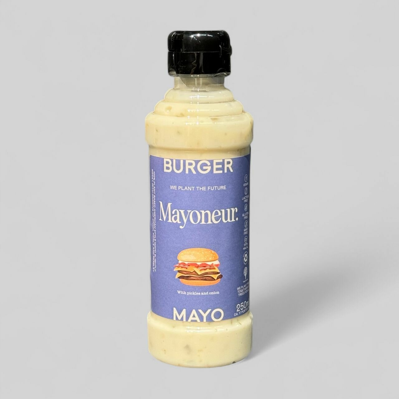Майонез натуральный BURGER без глютена 250 мл. Нидерланды