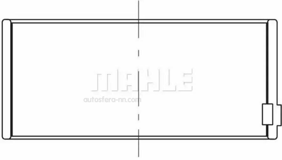 MAHLE 209PL20646000 Вкладыши шатунные ДВС STD RVU MIDR 06.23.56 A/41 Euro 2: MIDR 06.23.56 A3 Euro 2: MIDR 06.23.56 B/41
